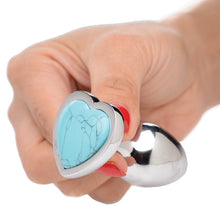 Load image into Gallery viewer, Booty Sparks Gemstones Turquoise Heart Small
