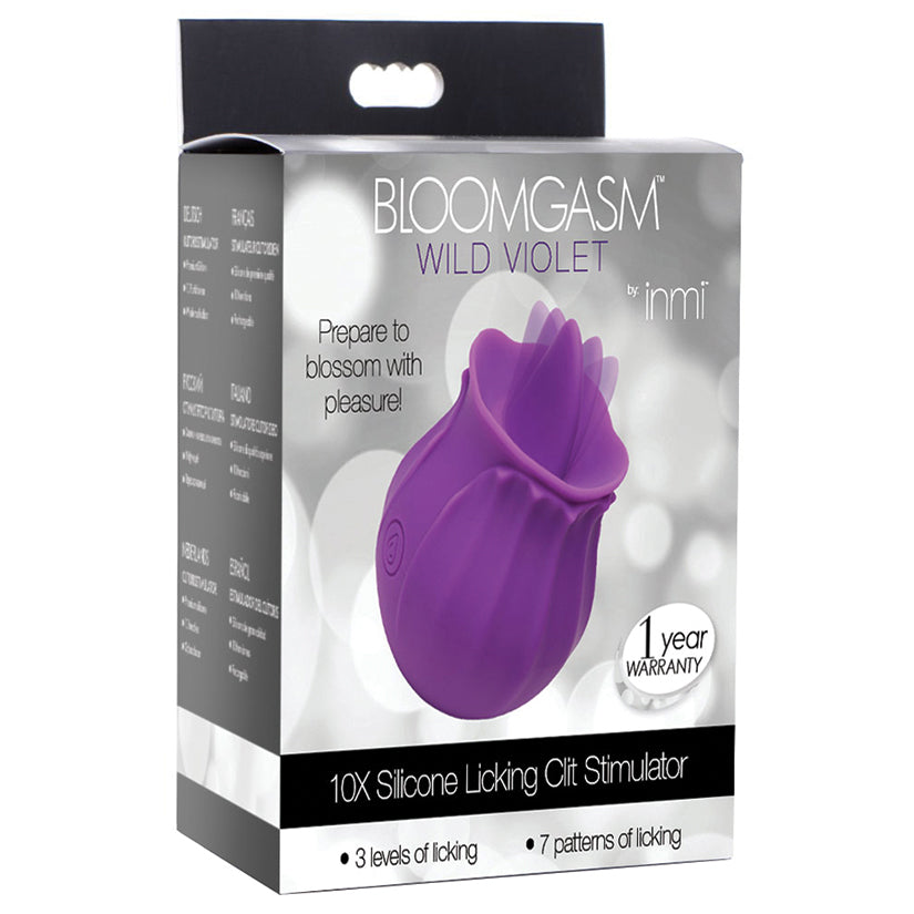 Bloomgasm 10x Clitoral Stimulator-Purp... AG777