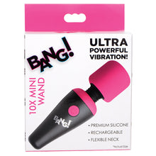 Load image into Gallery viewer, Bang! 10X Vibrating Mini Silicone Wand... AG786-Pink