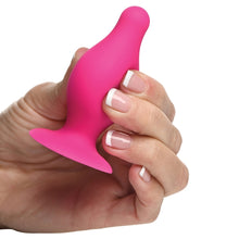 Load image into Gallery viewer, Squeeze-It Squeezeable Tapered Anal Plug Small-Pink