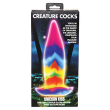 Load image into Gallery viewer, Creature Cocks Unicorn Kiss Dildo Glow... AH100