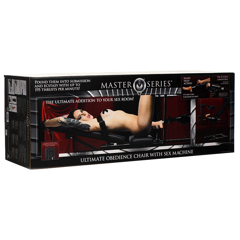 Obedience Chair with Sex Machine [DROP SHIP ONLY]