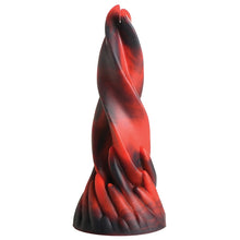 Load image into Gallery viewer, Creature Cocks Hell Kiss Twisted Tongues Silicone Dildo