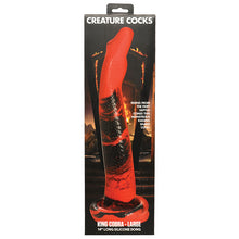 Load image into Gallery viewer, Creature Cocks King Cobra Long Silicon... AH281-LARGE
