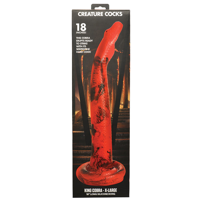 Creature Cocks King Cobra Long Silicon... AH281-XL