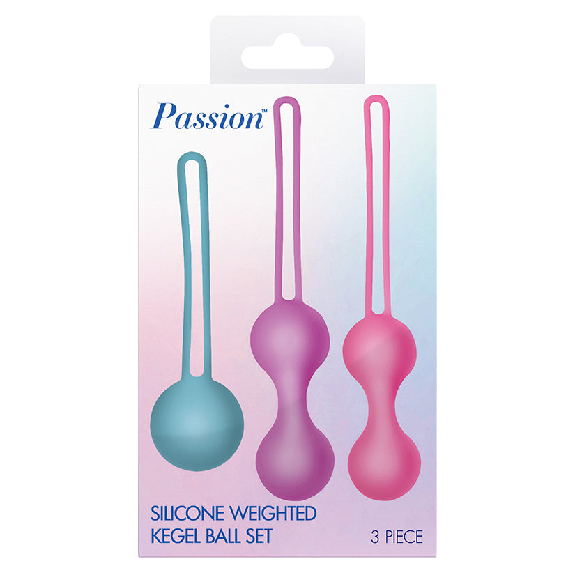 Passion Silicone Weighted Kegel Ball Set