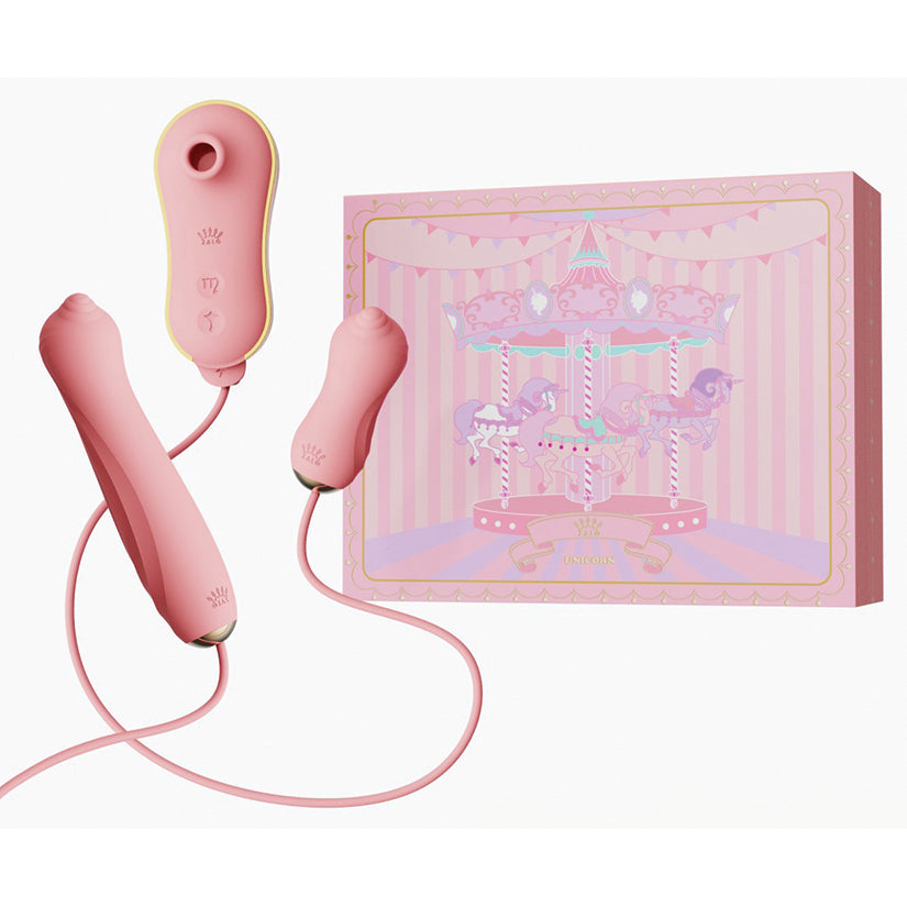 Zalo Unicorn Set-Strawberry Pink ZA-F02711