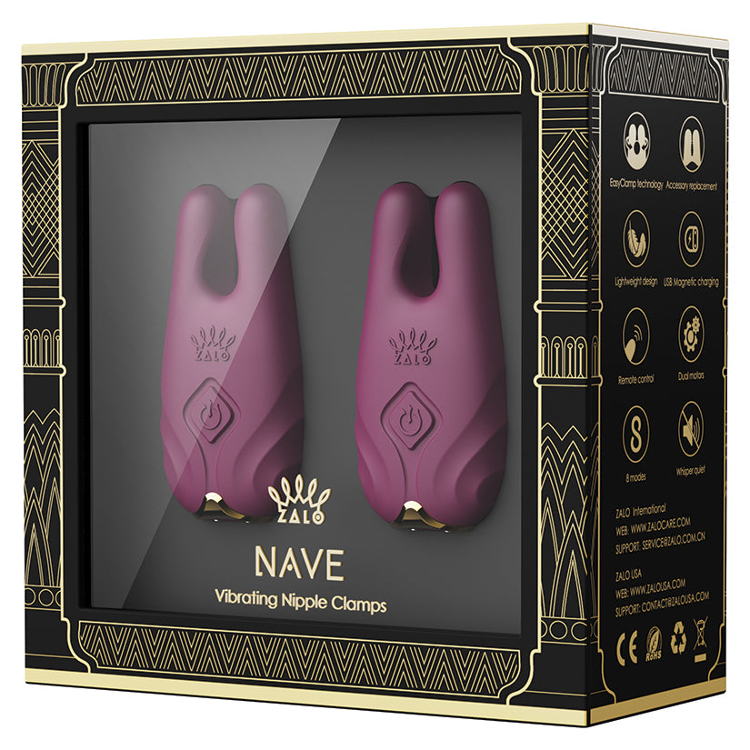 Zalo Nave-Velvet Purple F03302