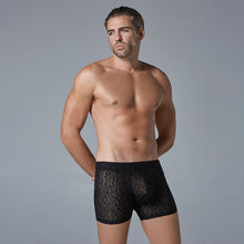 Load image into Gallery viewer, Luca Leopard Boxer-Black S/M