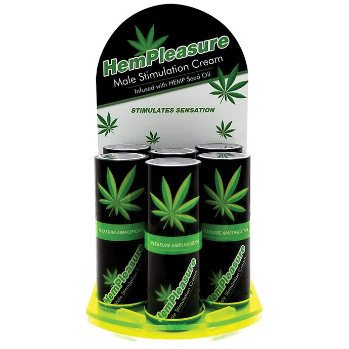 HemPleasure for Men Stimulation Cream .5oz Display of 6 BA1850-99