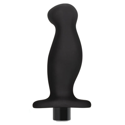 Anal Adventures Platinum Silicone Vibrating Prostate Massager 02  -Black