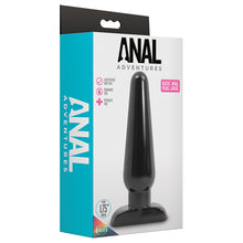 Load image into Gallery viewer, Anal Adventures Basic Anal Plug Large Black BN18915