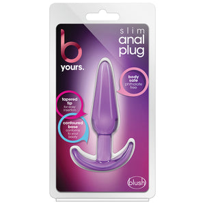 B Yours. Slim Anal Plug-Purple BN24311