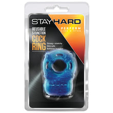 Load image into Gallery viewer, Stay Hard Reusable 5 Function Cockring-Blue BN30802
