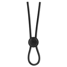 Load image into Gallery viewer, Stay Hard Silicone Loop Cock Ring-Black