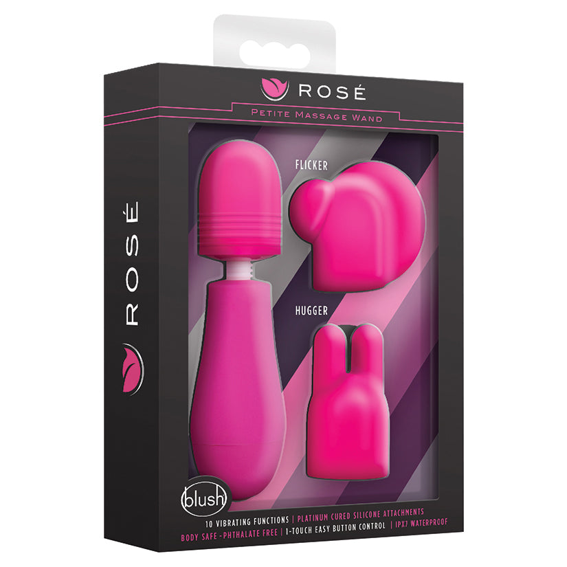 Rose Petite Massage Wand-Pink