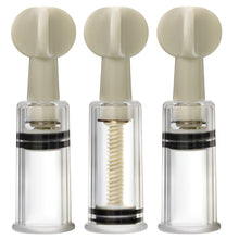 Load image into Gallery viewer, Temptasia Clit And Nipple Twist Suckers-Clear Set of 3