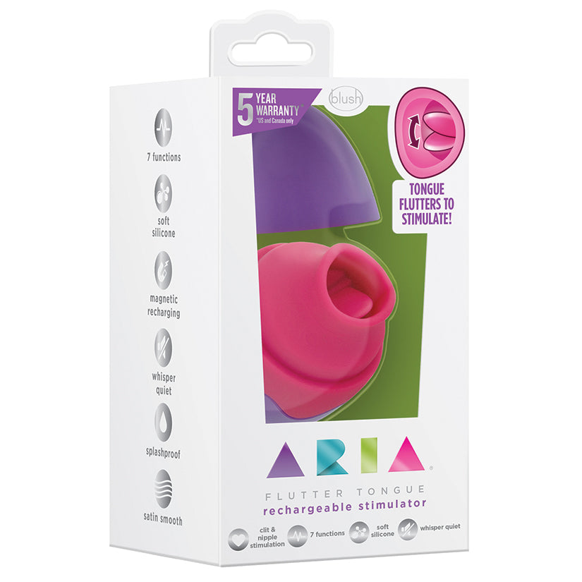 Aria Flutter Tongue-Purple 4.25