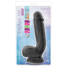 Load image into Gallery viewer, Au Naturel Bold Pound Dildo-Black 8.5&quot; BN55305