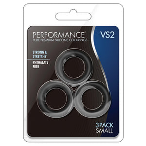 Performance VS2 Pure Premium Cockrings Small-Black BN70815