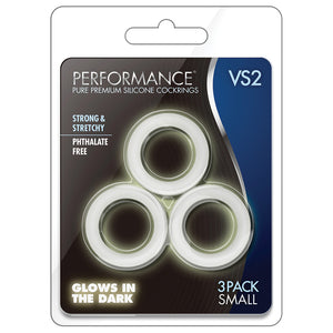 Performance VS2 Pure Premium Cockrings Small-GITD BN70819