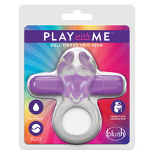 Load image into Gallery viewer, Play with Me Bull Vibrating C-Ring-Purple BN74201