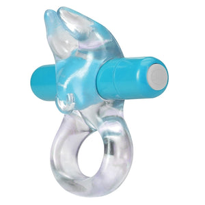 Play with Me Bull Vibrating C-Ring-Blue