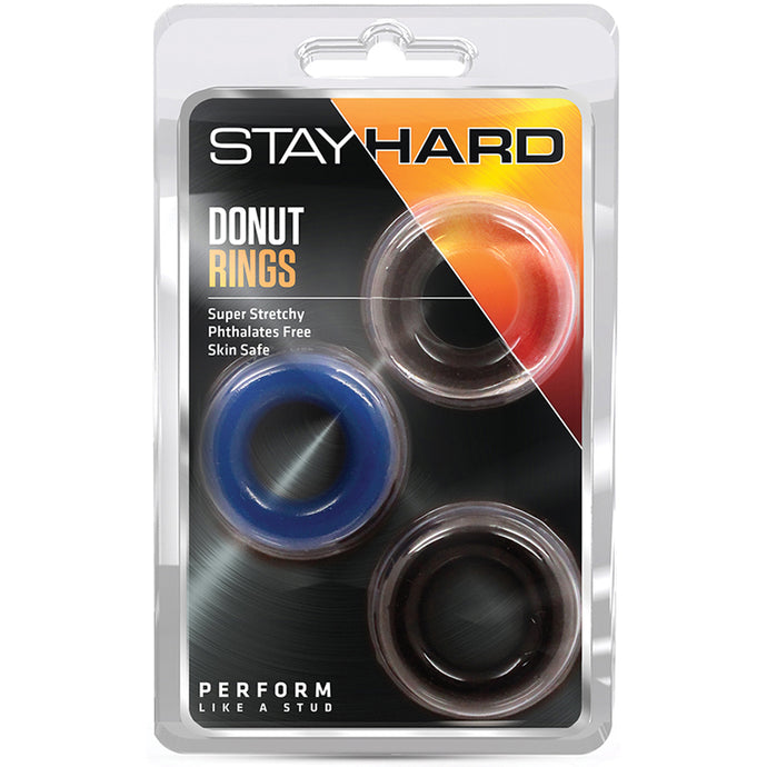 Stay Hard Donut Rings (3 Pack) BN899