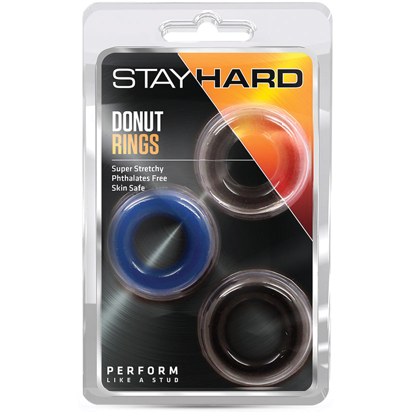 Stay Hard Donut Rings (3 Pack) BN899