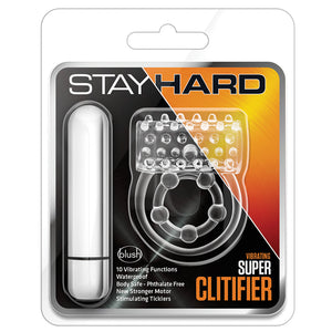 Stay Hard Vibrating Super Clitifier-Clear BN90912
