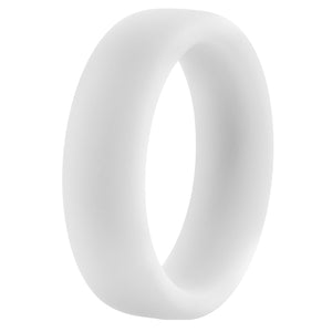 Performance Silicone Glo Cock Ring-White Glow