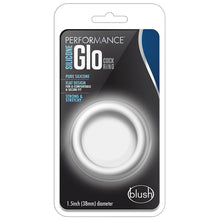 Load image into Gallery viewer, Performance Silicone Glo Cock Ring-White Glow BN91166