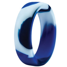 Load image into Gallery viewer, Performance Silicone Cock Ring-Blue Camoflauge