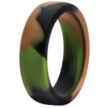 Load image into Gallery viewer, Performance Silicone Cock Ring-Green Camoflauge