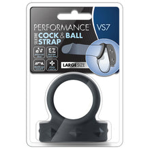 Load image into Gallery viewer, Performance VS7 Cock &amp; Ball Strap Large-Black BN91725
