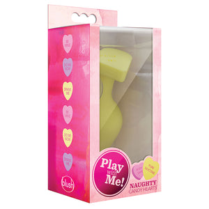 Play With Me Candy Hearts "Spank Me"-Yellow BN95630