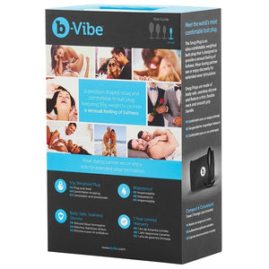B-Vibe Snug Plug 1-Black