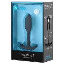 Load image into Gallery viewer, B-Vibe Snug Plug 1-Black BV007BLK