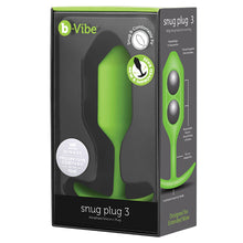 Load image into Gallery viewer, B-VIBE Snug Plug 3-Lime BV009LME