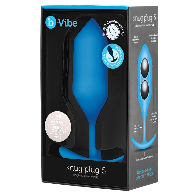 B-VIBE Snug Plug 5-Blue BV013BLU