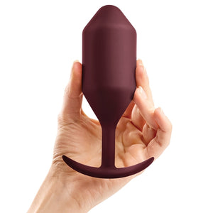 B-VIBE Snug Plug 5-Dark Red