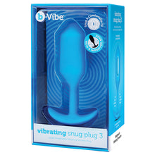 Load image into Gallery viewer, B-Vibe Vibrating Snug Plug-Blue L BV035BLU