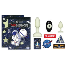 Load image into Gallery viewer, B-Vibe Asstronaut Glow in The Dark Butt Play Set