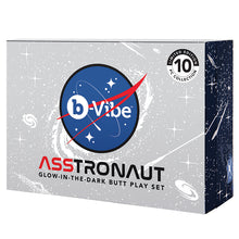 Load image into Gallery viewer, B-Vibe Asstronaut Glow in The Dark Butt Play Set BV046
