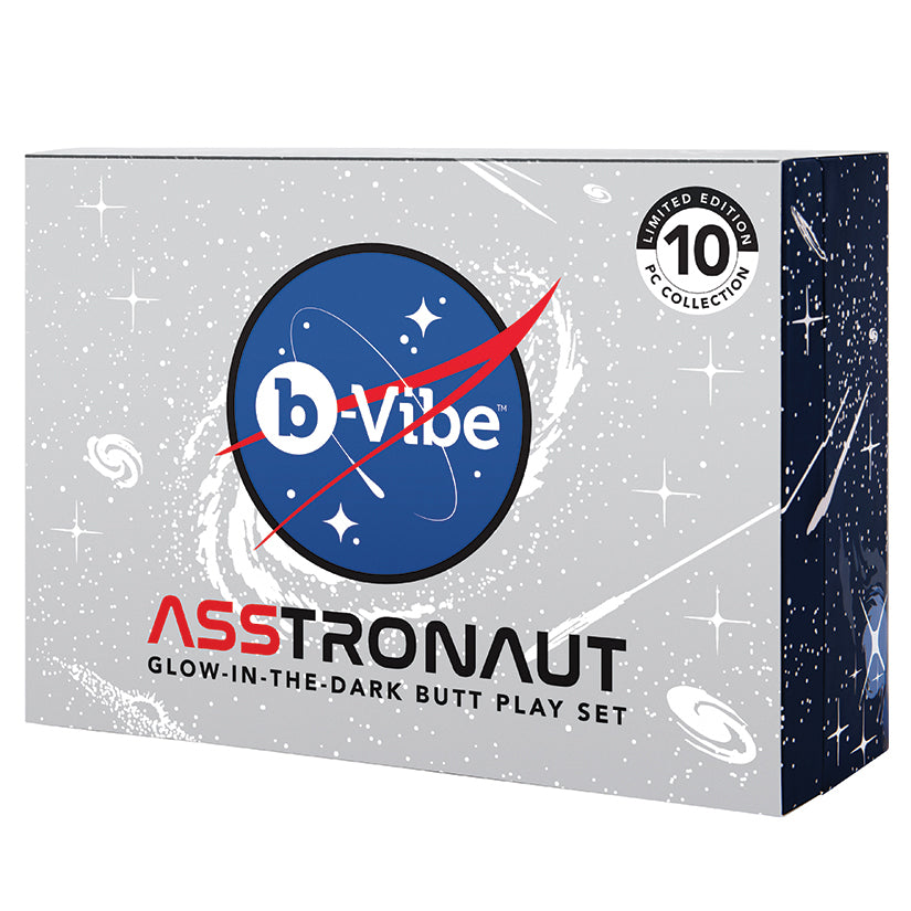 B-Vibe Asstronaut Glow in The Dark Butt Play Set BV046