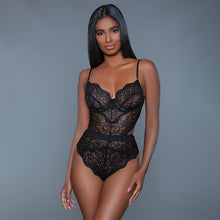 Load image into Gallery viewer, Bewicked Bettany Bodysuit-Black Medium