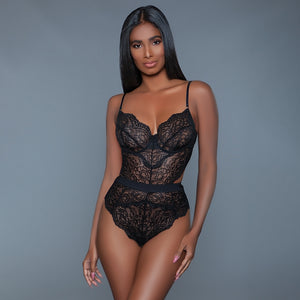 Bewicked Bettany Bodysuit-Black Medium