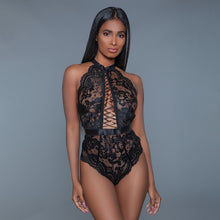 Load image into Gallery viewer, Bewicked Margot Bodysuit-Black Medium