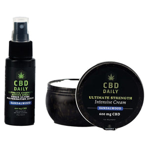 CBD Daily Holiday Gift Set 2022-Sandalwood