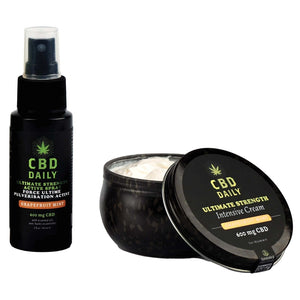 CBD Daily Holiday Gift Set 2022-Grapefruit Mint